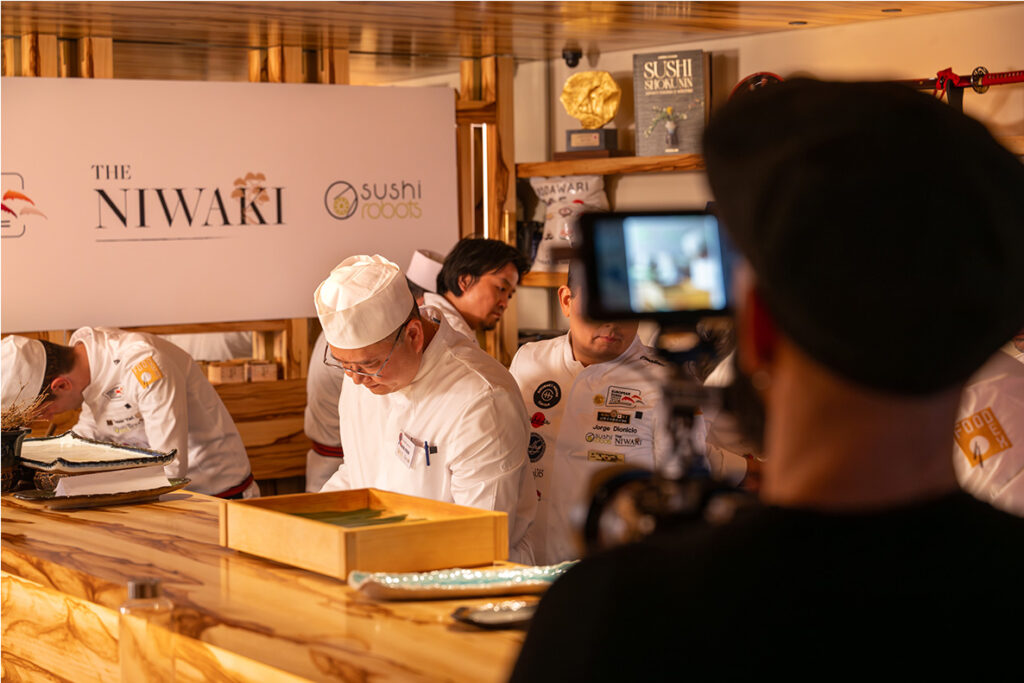 photo epreuve Championnat Europe Sushi 2024